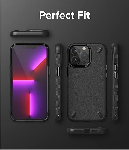 Miniatura 8 de Ringke Onyx - Funda compatible con iPhone 13 Pro Max, funda de silicona flexible extremadamente resistente, tipo TPU a prueba de golpes, cubierta de