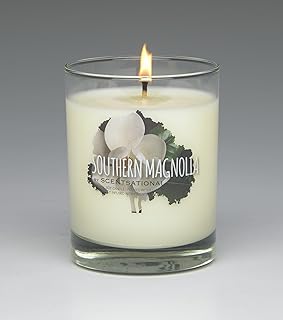 Scentsational Southern Magnolia Soy Candle, 11 oz, Gift Wrapped, 50-60 Hour Burn Time