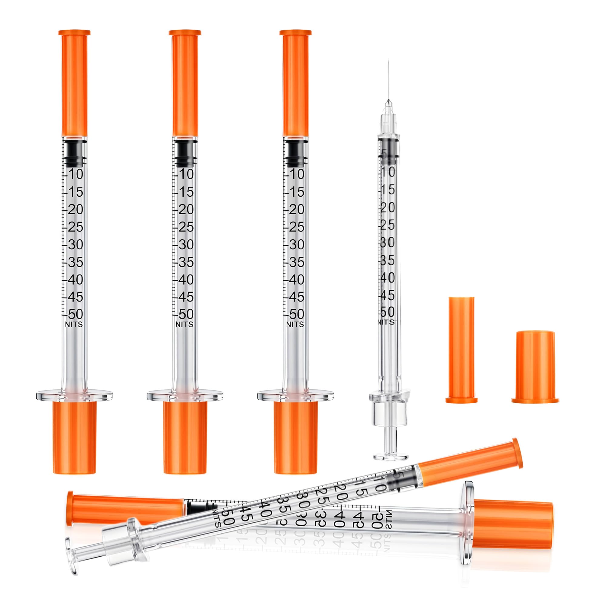 1ml Syringe, 100 Pack 29G 1/2" (13mm) Disposable Syringes, Lab Supplies for Scientific Labs and Measuring, Individual Wrapped — Amazon image 9