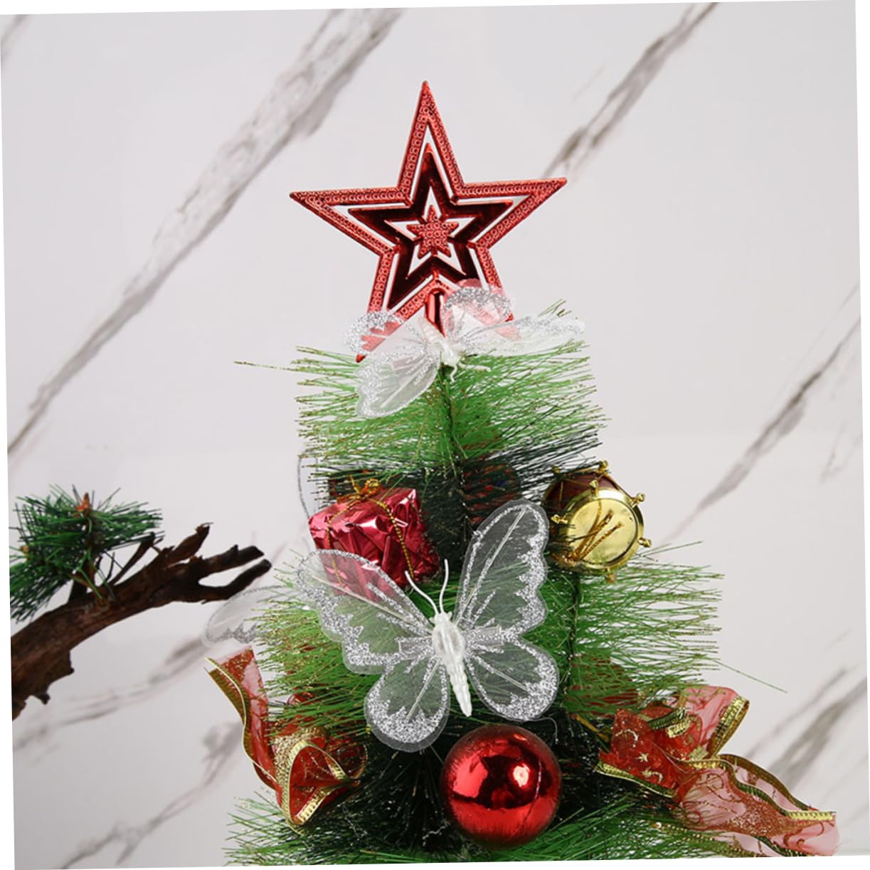 TEHAUX 48stücke Schmetterlinge Mit Clip Stoff Für Bastelprojekte Hochzeits Und Weihnachtsdekoration Langlebige Und Farbenfrohe Accessoires