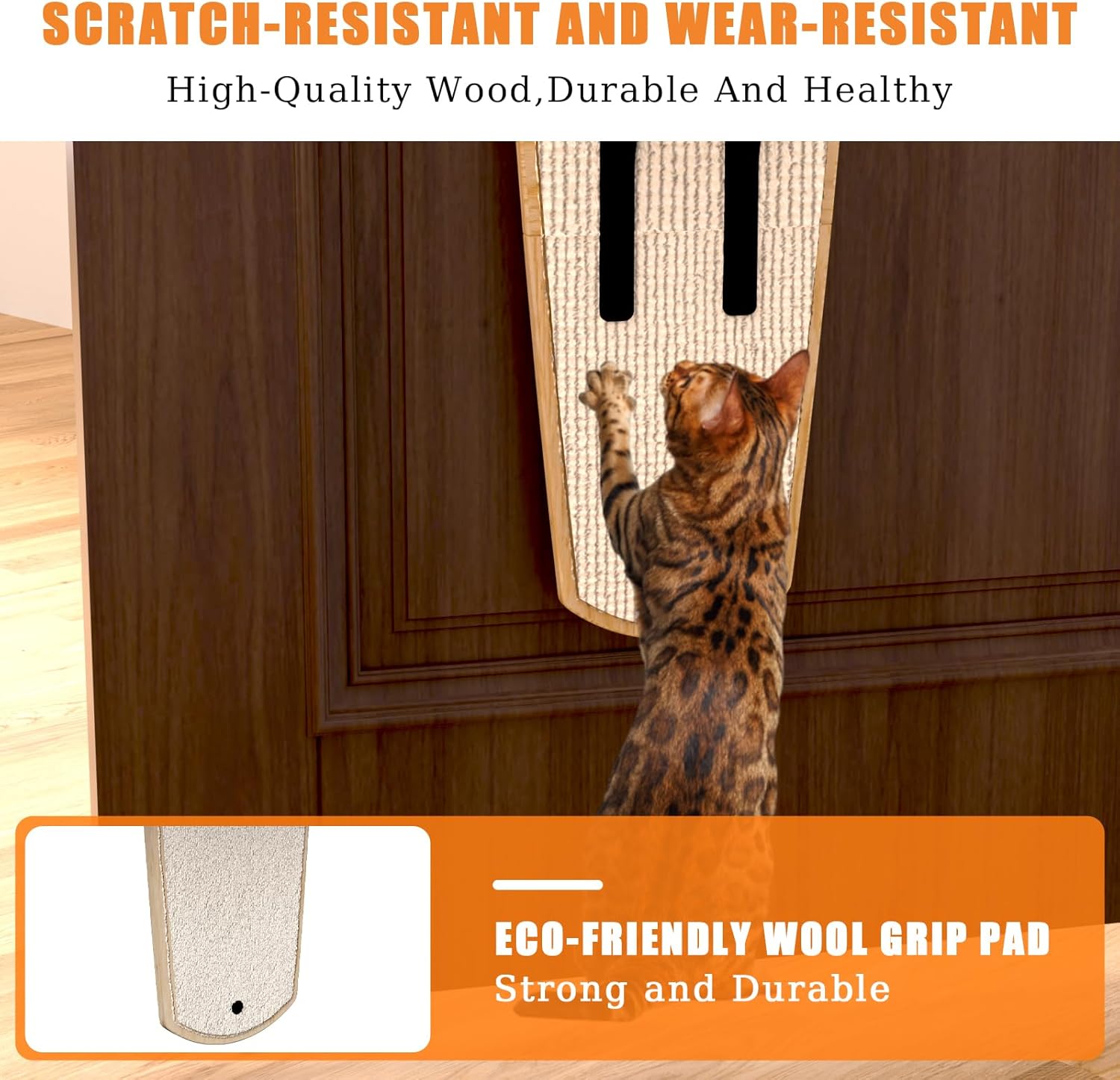 Door Hanging Cat Shelf, Multi Level Door Hanging Cat Tree, 4-Levels Over The Door Cat Tree, Vertical Space for Cats Door Hanging for Indoor Cats (1, Style)