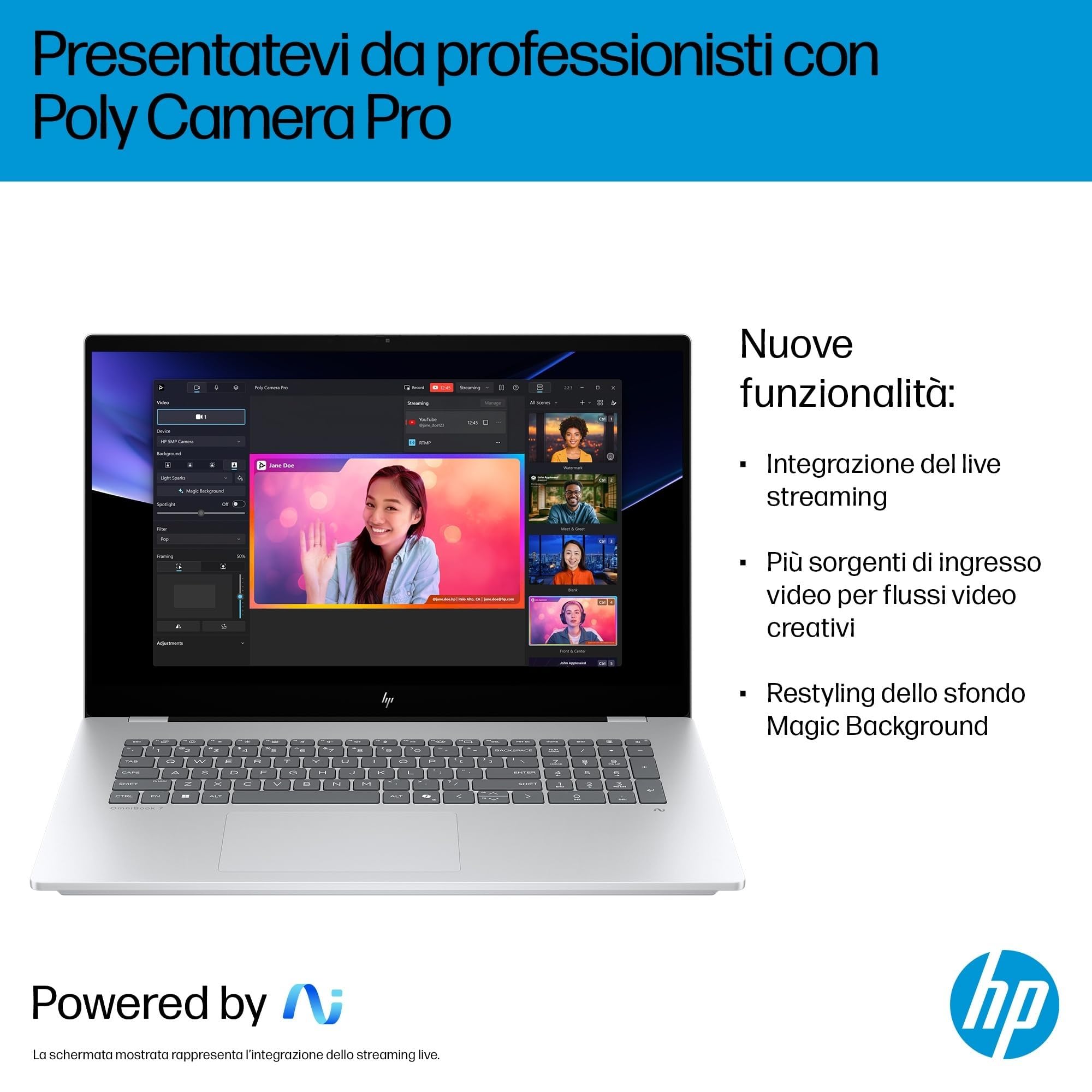 HP Omnibook 7 17-dc0000sl Intel Core Ultra 7-258V Intel Evo Edition 32GB RAM 1TB SSD NVIDIA RTX 4050 6GB 17" FHD IPS Laptop