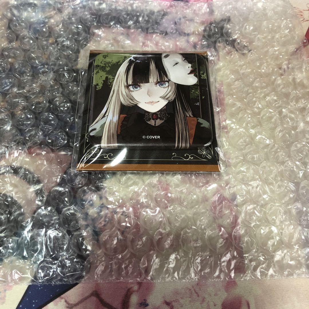 ホロライブ スクエア缶バッジ らでん 誕生日記念 アクリル カード サイン 特典 新品！ホロライブ 儒烏風亭らでん 誕生日記念2024 スクエア缶