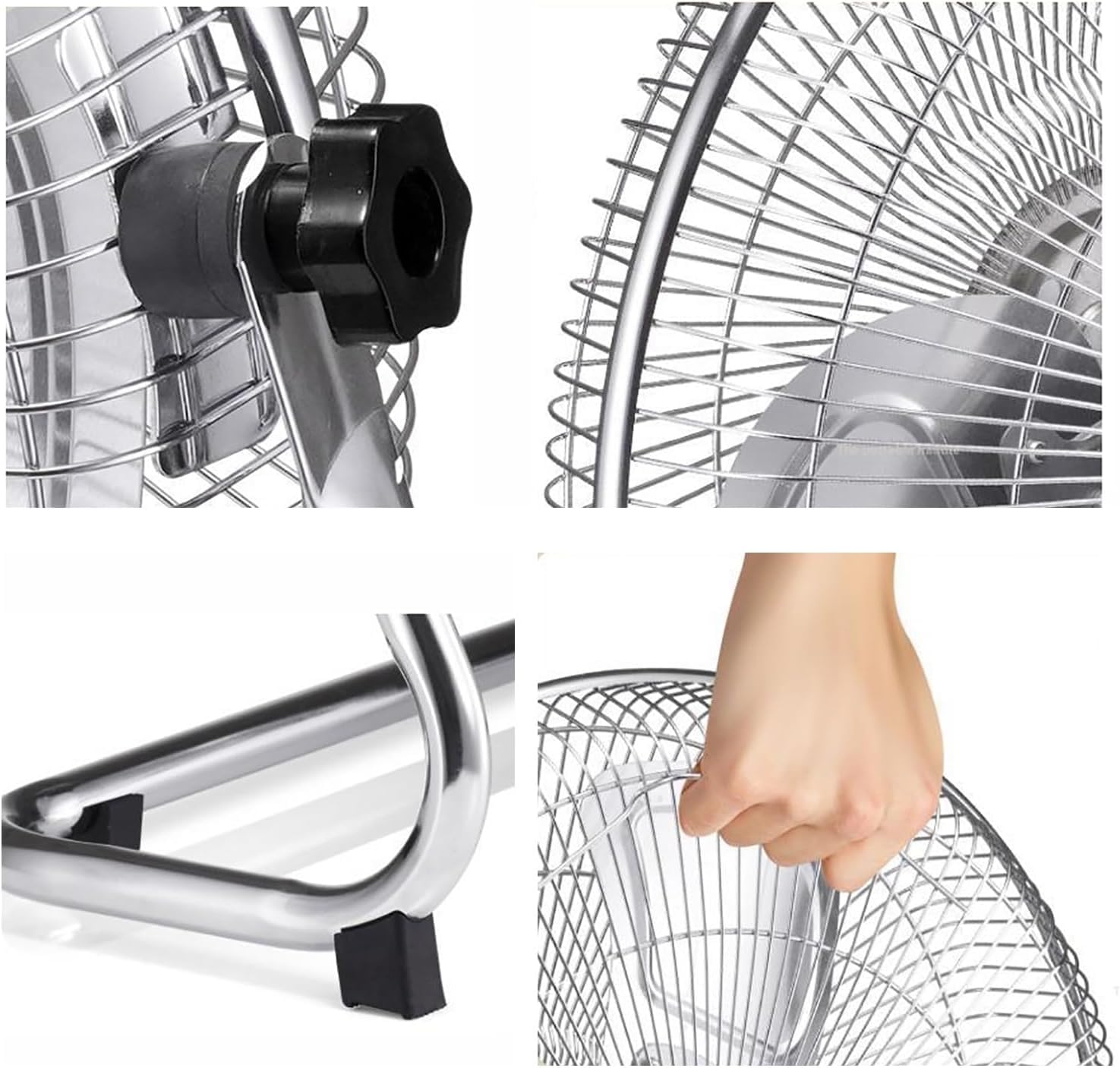Ventilatore a energia solare, ventilatore da pavimento sostenibile, per serra o pollaio, per raffreddamento estivo e campeggio (nero)