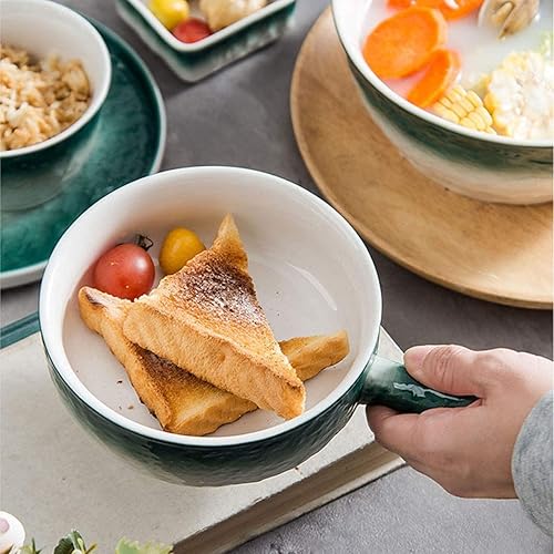 Miniatura 4 de Lujoso juego de cena para regalos de fiesta o boda, 51 piezas de cuenco de porcelana de hueso nórdico, cuenco y plato de porcelana con textura de