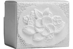 The Favorite Place® Biodegradable Burial Urn for Water Burial (Flowers at Peace)