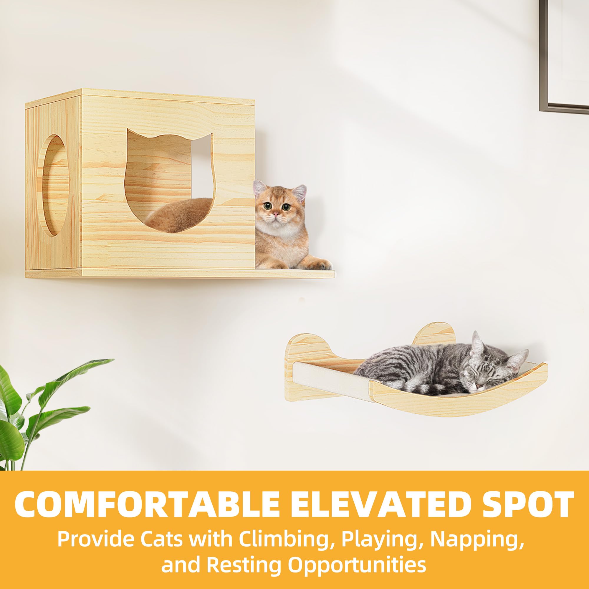 Photo inspiration: Visual Reference: Snapklik Com Dwvo Cat Wall Shelves And Perches For Wall