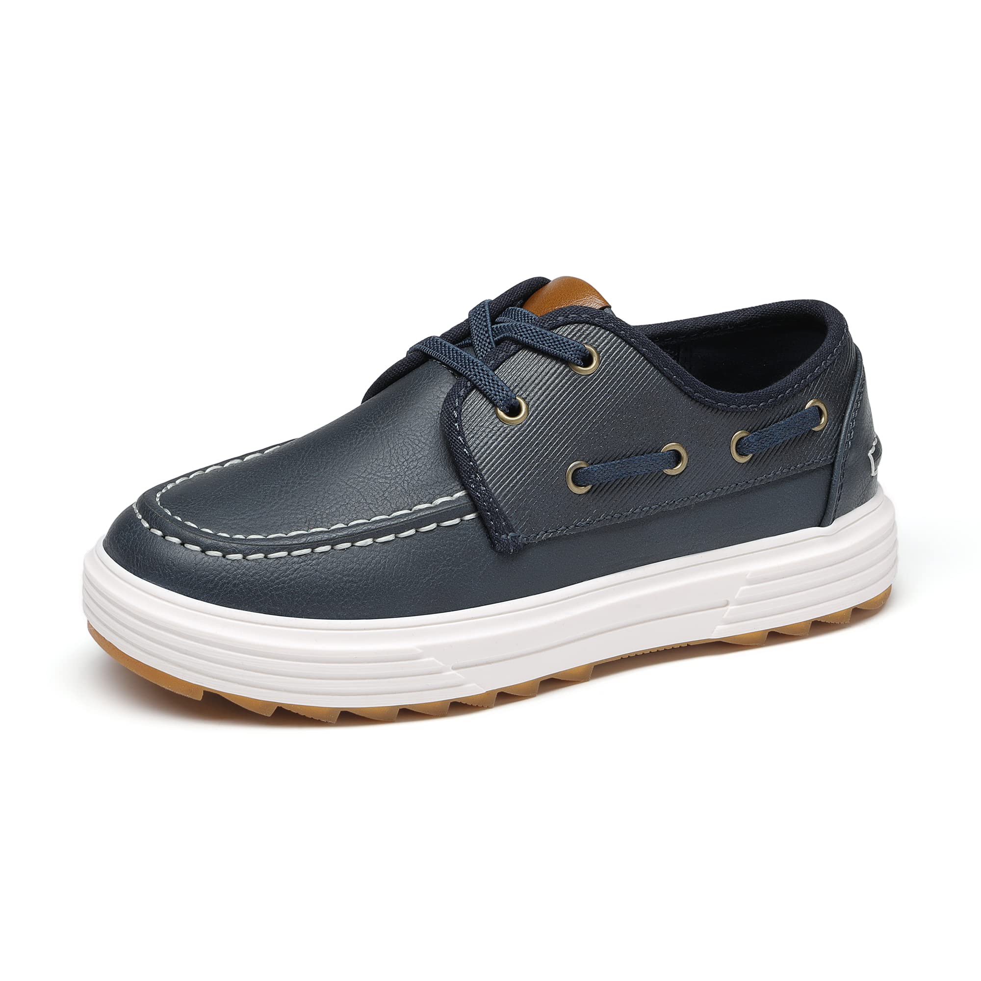 Bruno Marc Boy's Boat Shoes Slip on Loafers Dress Casual Buty szkolne, NIEBIESKI, 28 EU