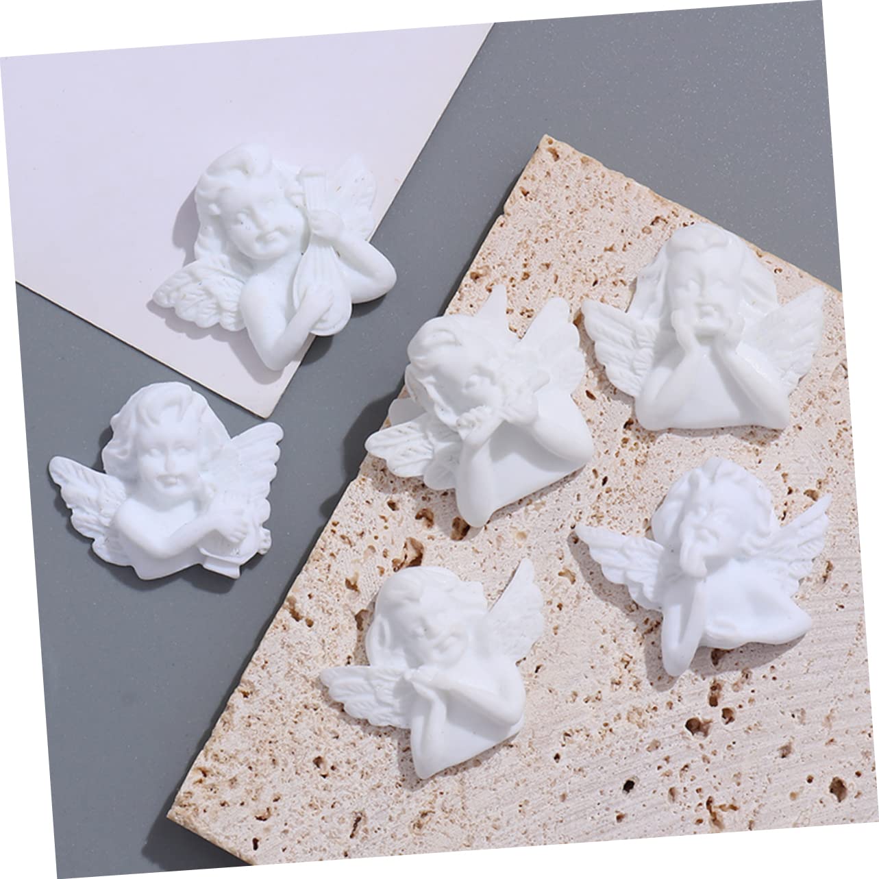 Figurines Anges Miniatures En Résine - 30 Pièces Pour DIY, Coques Téléphone, Scrapbooking, Déco Baroque - 9