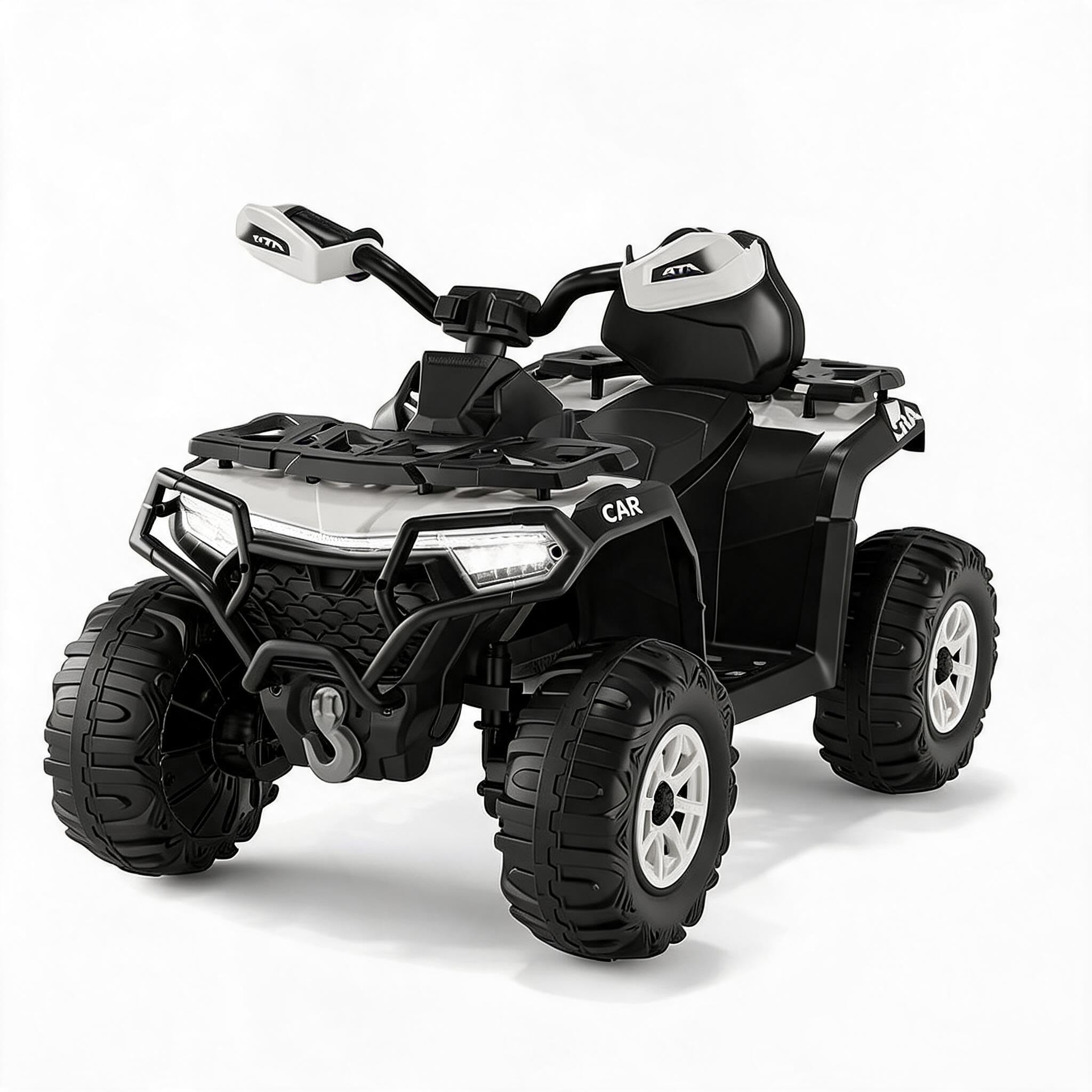 Children's Electric Quad 12 V, Electric Car with LED and Music, ATV