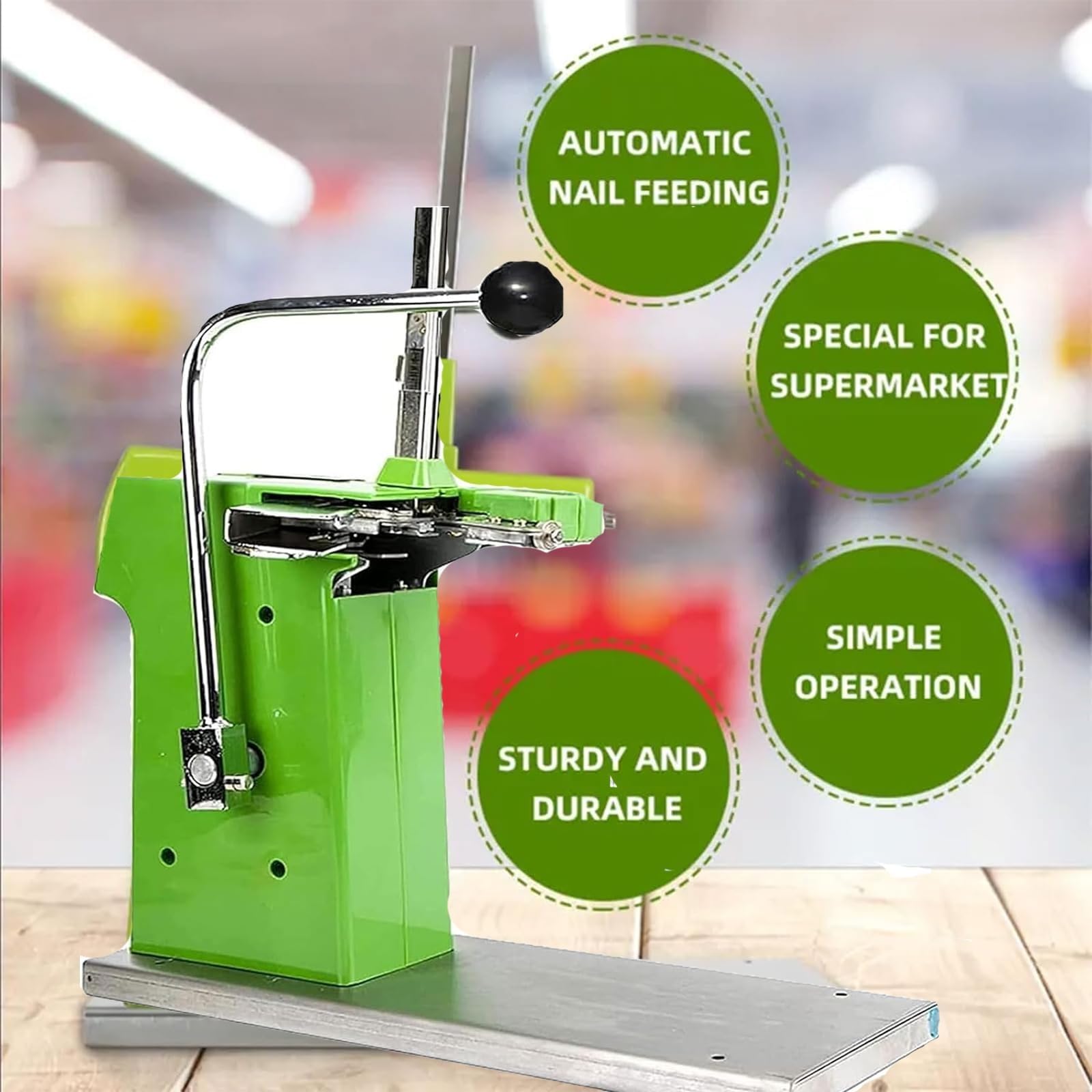 Machine Manuelle À Nouer Les Sacs avec Pression Réglable Et 2000 Boucles en U pour L'Emballage Et Le Regroupement De Produits Alimentaires