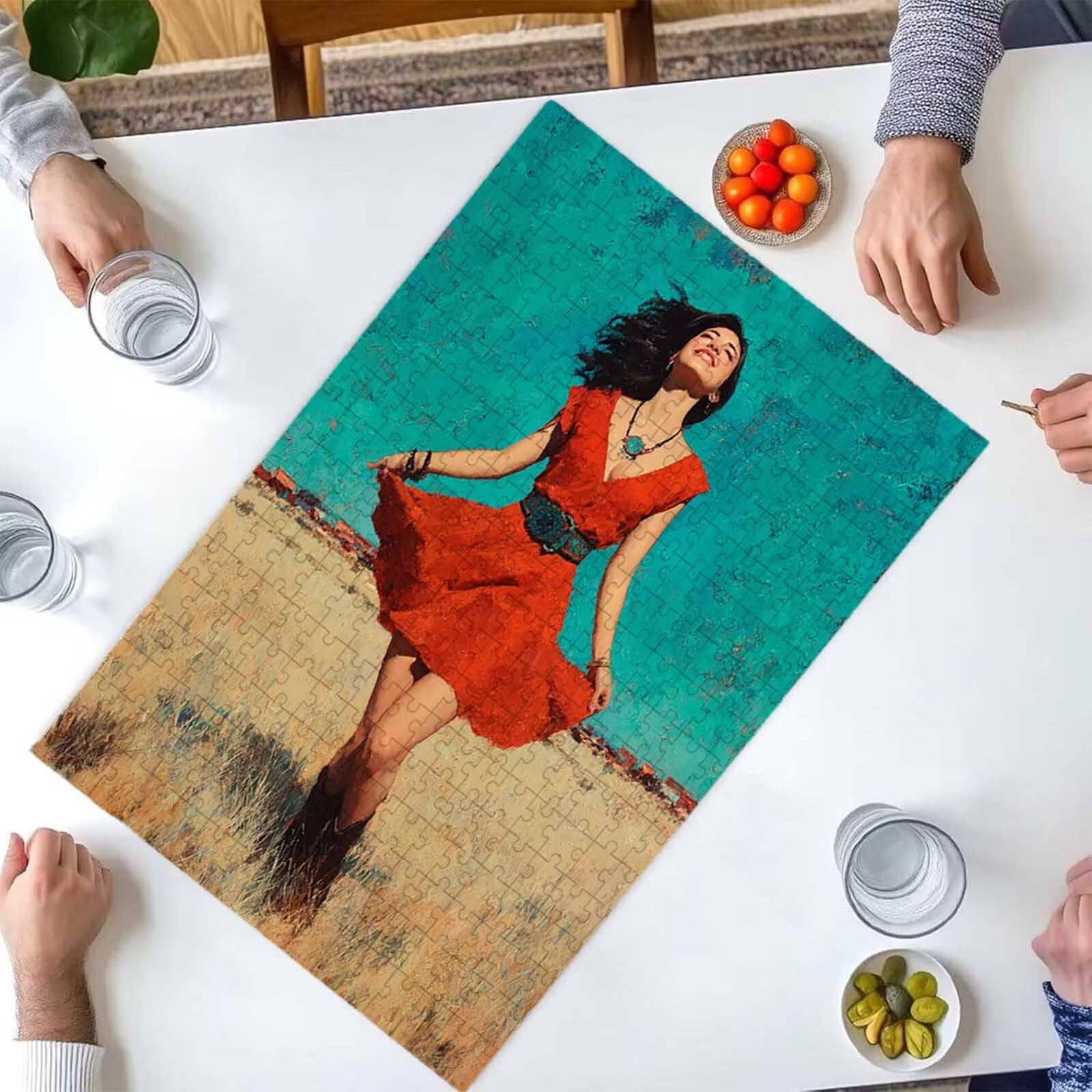 Puzzle 2000 sztuk Puzzle dla dorosłych 100x70cm Gra edukacyjna prezenty dla dorosłych i dzieci od 14 lat, kreatywny prezent dla relaksu PjY8555 L-4