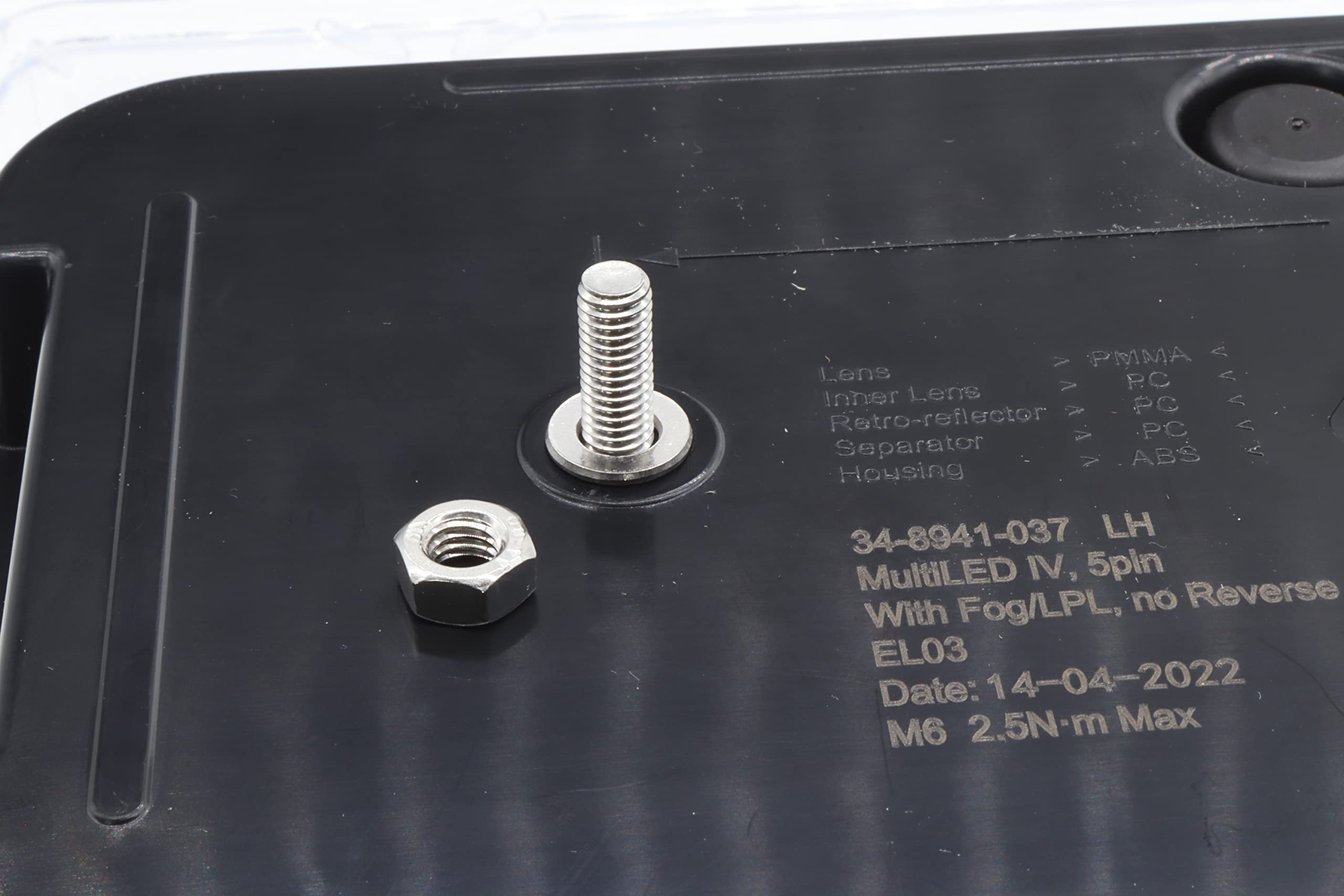 trailer parts4u Aspöck Multiled IV voll LED 5 polig Bajonett Rückleuchte Rücklicht Stoplicht Anhänger (Set)