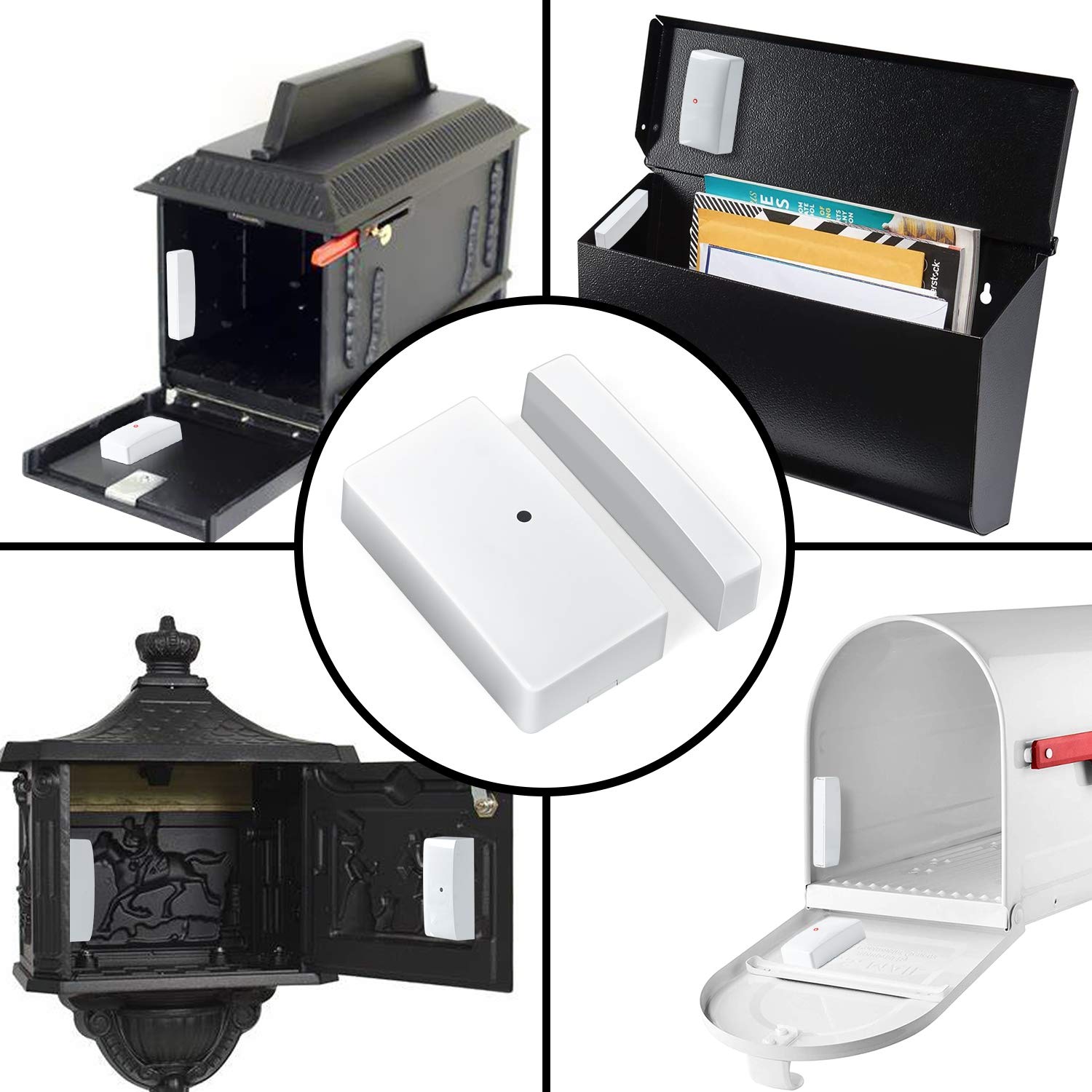 Mailbox Alarm, Briidea Wireless Mailbox Alert System, 800FT Super Cover