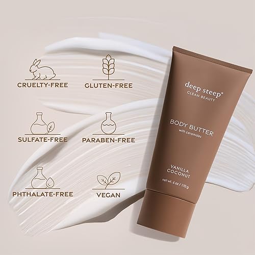 Miniatura 8 de Deep Steep Mantequilla corporal, 6oz (vainilla de lavanda)