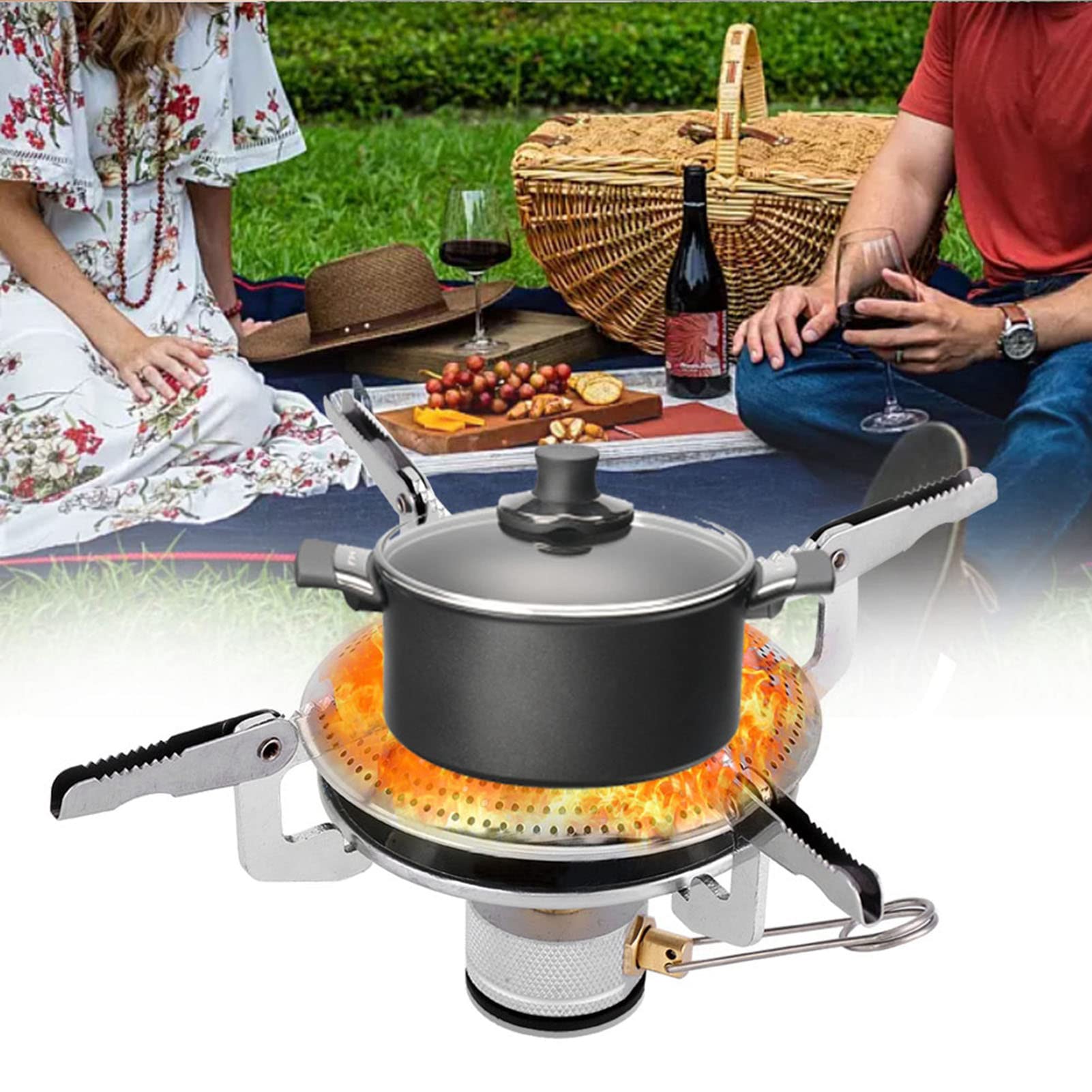 Blow - réchaud de camping - portable - mini réchaud à gaz touristique, 2800W, pour Blow - réchaud de camping - portable - mini réchaud à gaz touristique, 2800W, pour