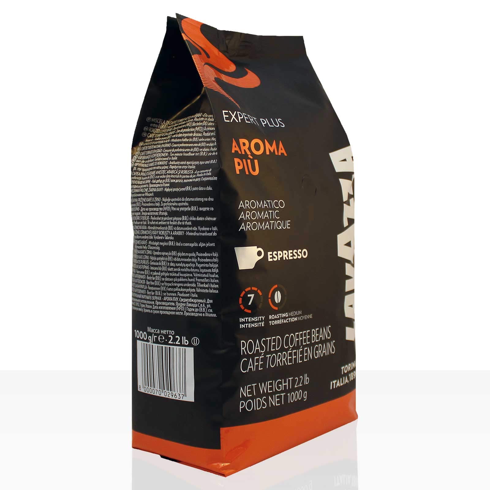 Lavazza Expert Aroma Piu Espresso - 6 x 1kg Kaffeebohnen