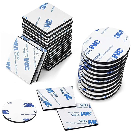 100 Stück Doppelseitige Klebepads Extra Stark - 3mm Dick Wasserfest