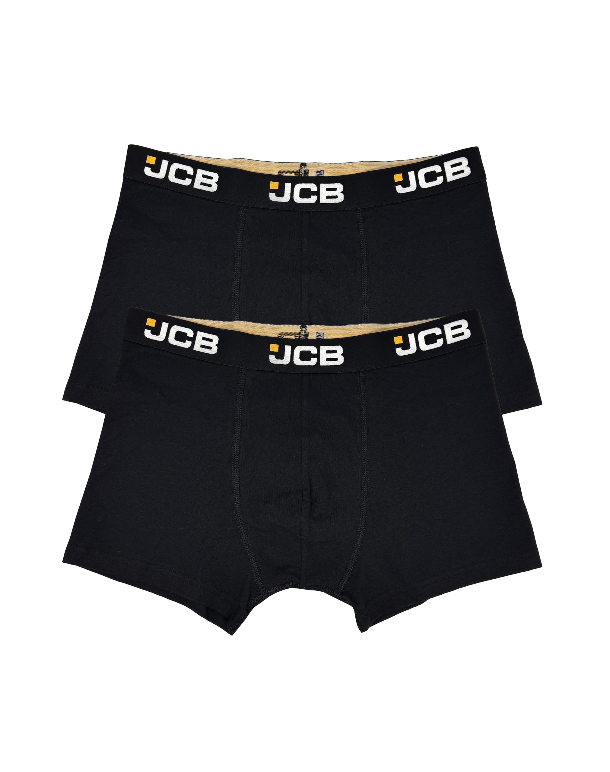 Jcb Men's Black 2 Pack Trunks Jcbu-15 Large