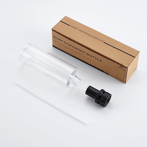 Miniatura 9 de Botella dispensadora de jabón actualizada para reemplazo de botellas de fregadero de cocina (16.9 fl oz/17 oz) DJS-ZYP-DJT-TM