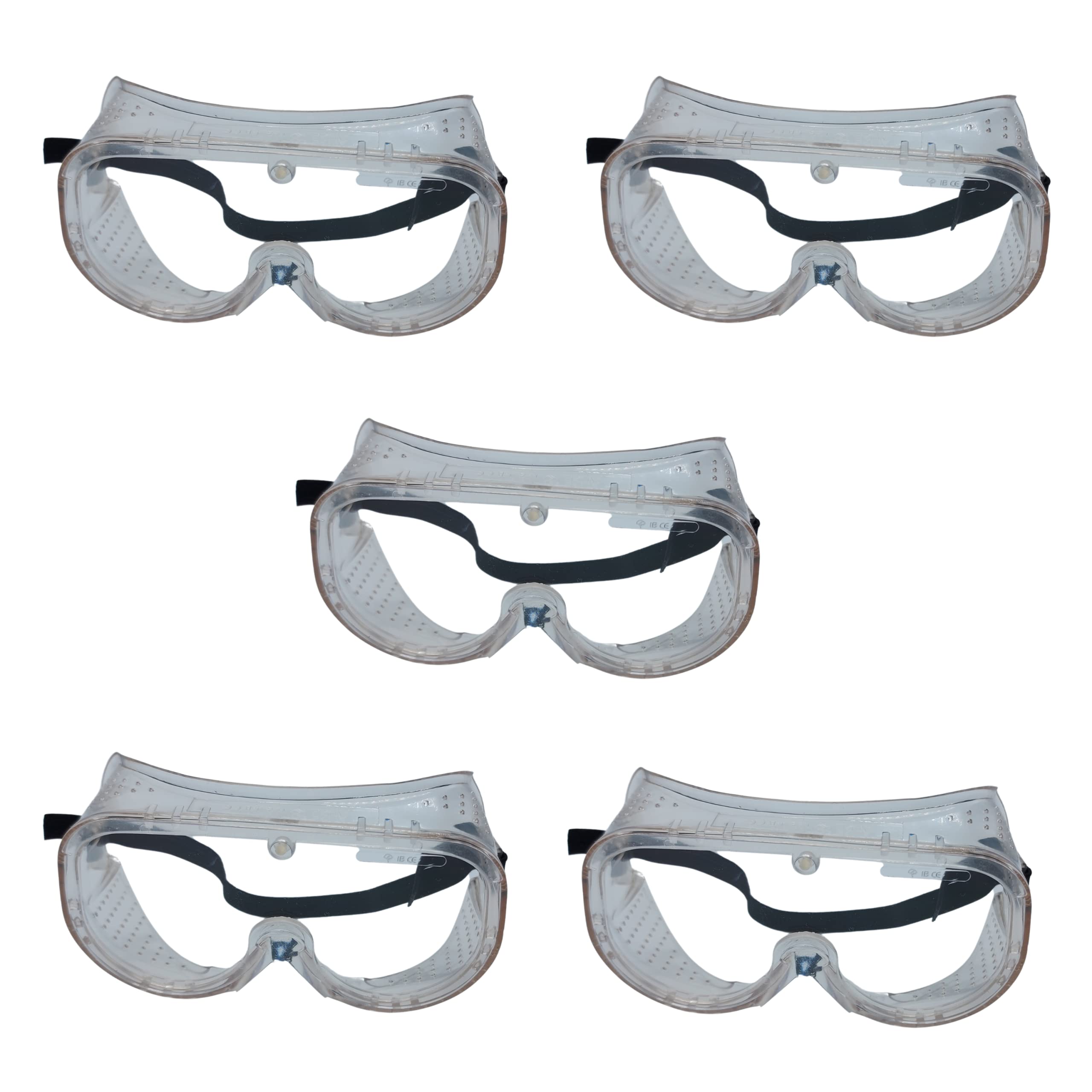 DSTOCK60 - Schutzbrille ALIZE - Anti-Kratz- und Anti-Beschlagbrille mit seitlichen Perforationen - Effektiv gegen Stöße - für Heimwerker, Gartenarbeit, Industrie...