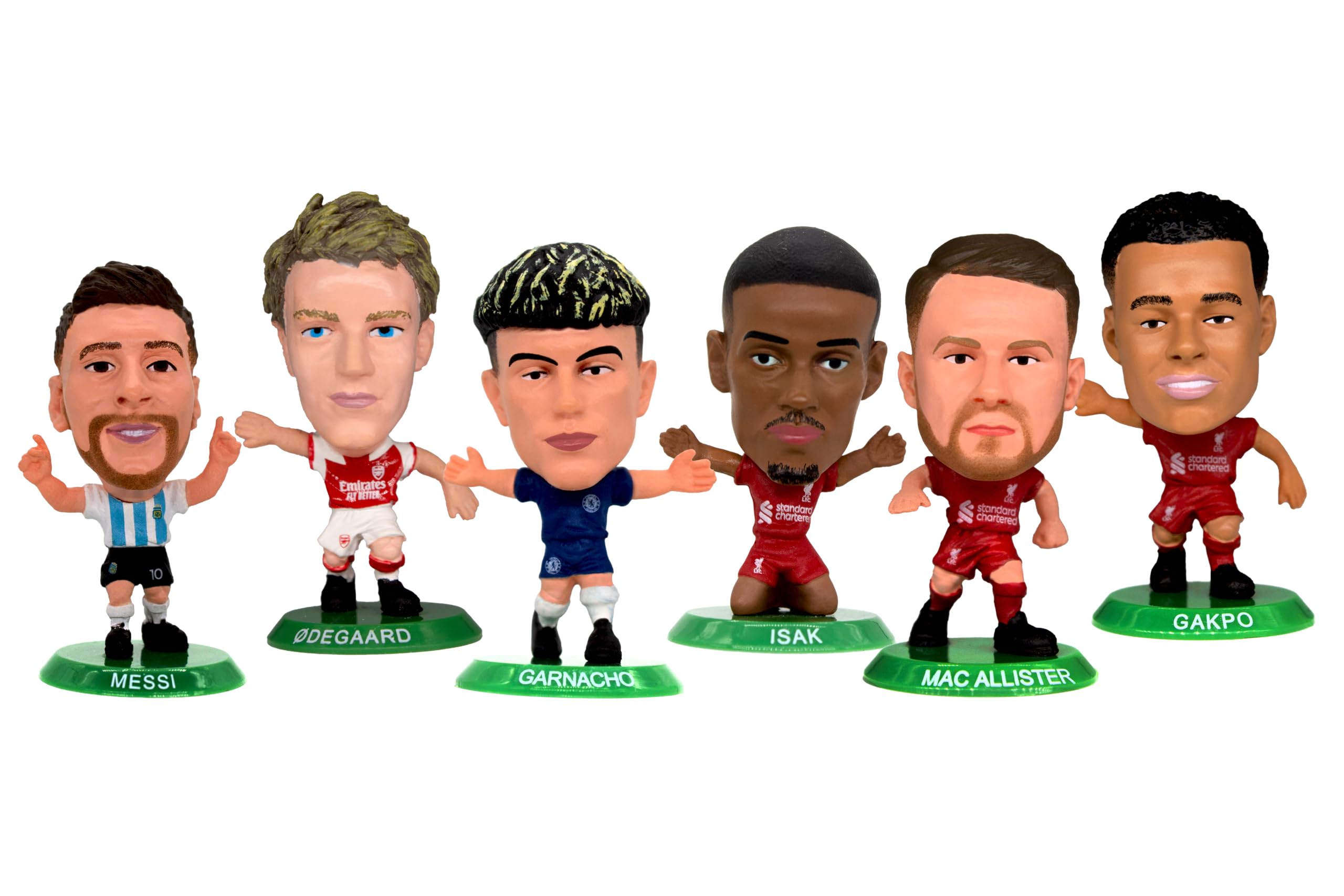 Soccerstarz - stojak na 12 figurek SoccerStarz (Generic Green) i 12 figurek (zestaw A)