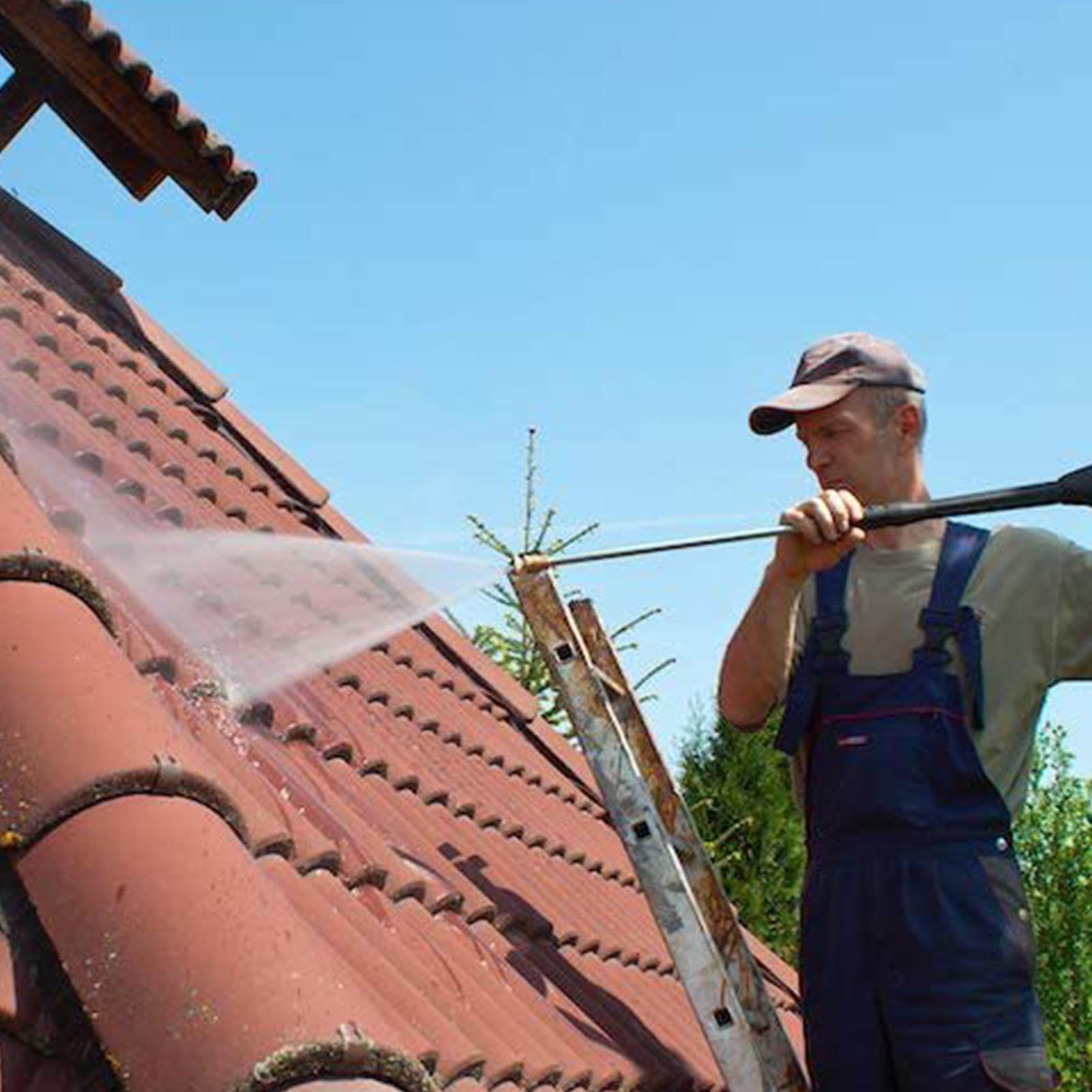 Varilla de extensión para hidrolimpiadora, varilla para hidrolimpiadora de coche, varilla de extensión para lavadora de alta presión 4000PSI, con 5 puntas de boquilla para una limpieza eficiente de