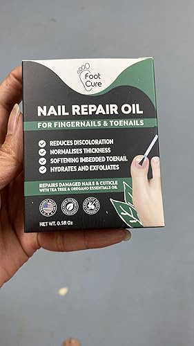 Miniatura 5 de FootCure - Tratamiento extrafuerte para hongos en las uñas de los dedos y los pies, fabricado en Estados Unidos, el mejor juego de reparación de