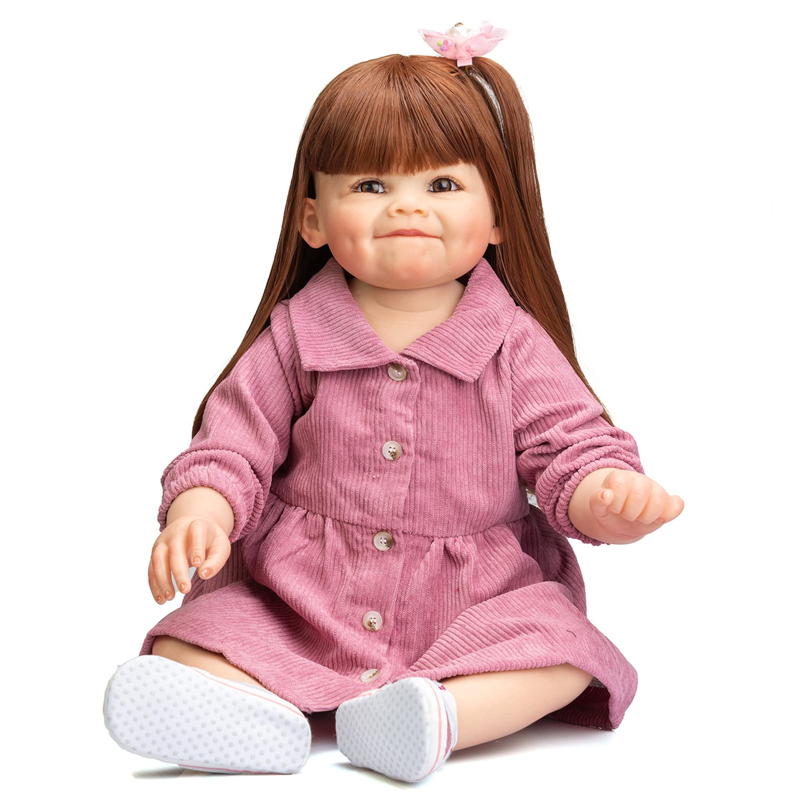 Amazon.co.jp: 68CM巨大生まれ変わった幼児人形28インチ現実的な笑顔