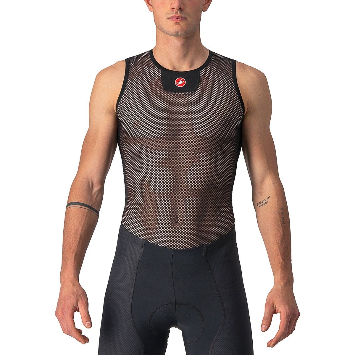 CASTELLI 4517028 CORE MESH 3 SLEEVELESS Men's T-shirt Black White S/M