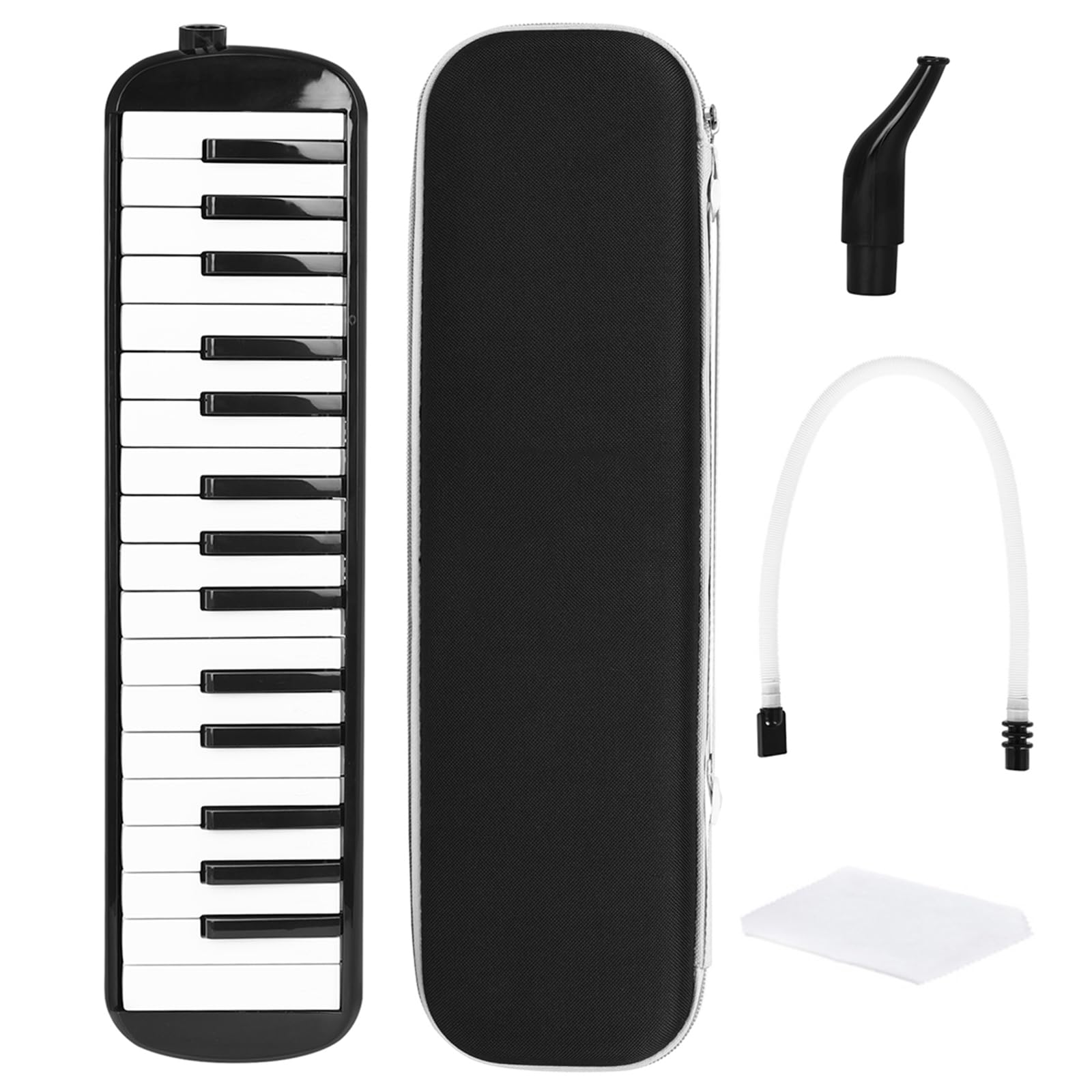 32-Tasten Mundharmonika Melodica Instrument für klaren Klang und große Reichweiten, perfekt für Anfänger und den professionellen tragbaren Einsatz Anfänger Melodica
