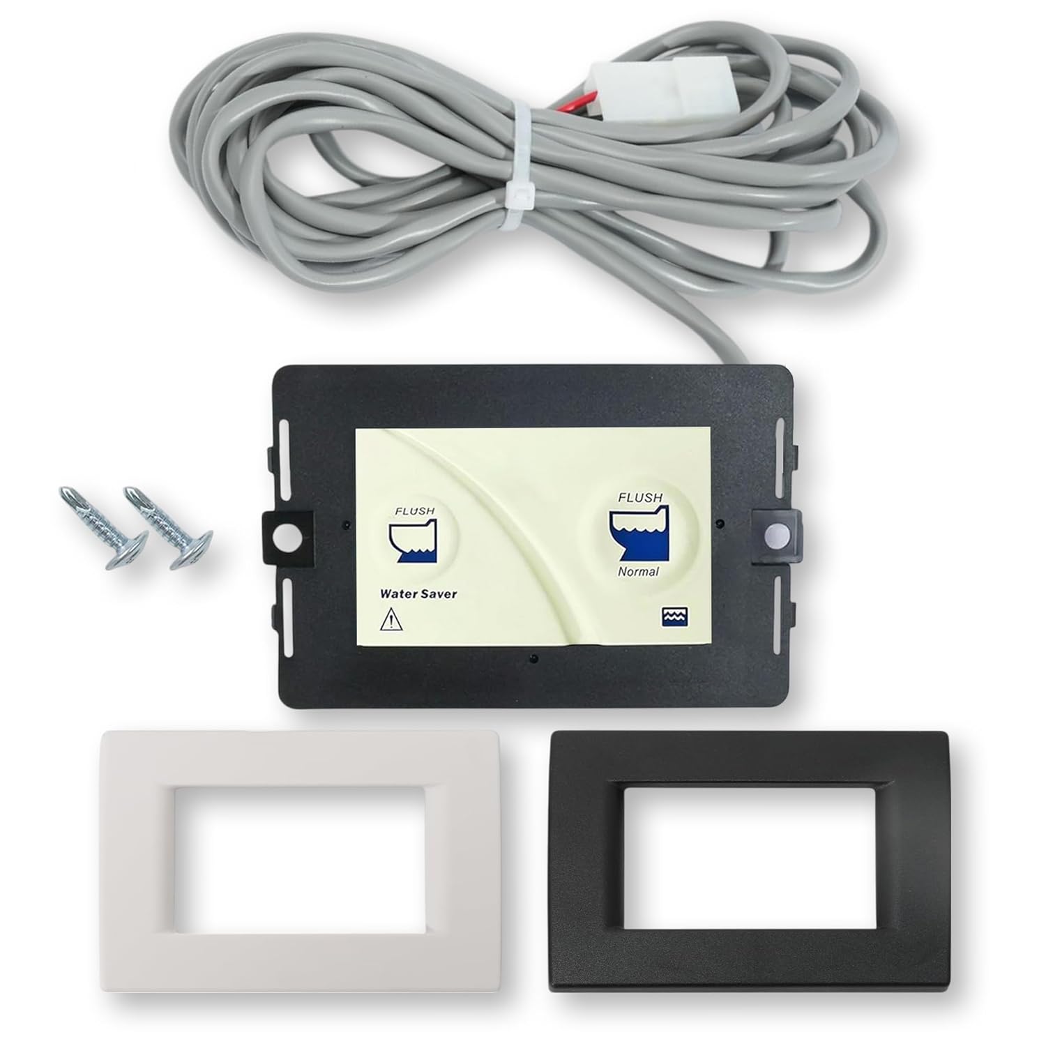 36387 Wall Switch Control Panel Replacement for Tecma Silence Plus Series and Thetford Cassette C403L Permanent Toilet