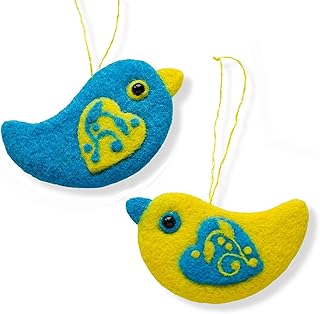 Ukrainian Ornament Ukrainian Gifts Ukraine Kyiv Ukraine Blue Yellow Ornaments Ukrainian Christmas Ornaments Bird Ornaments Ukrainian Decor