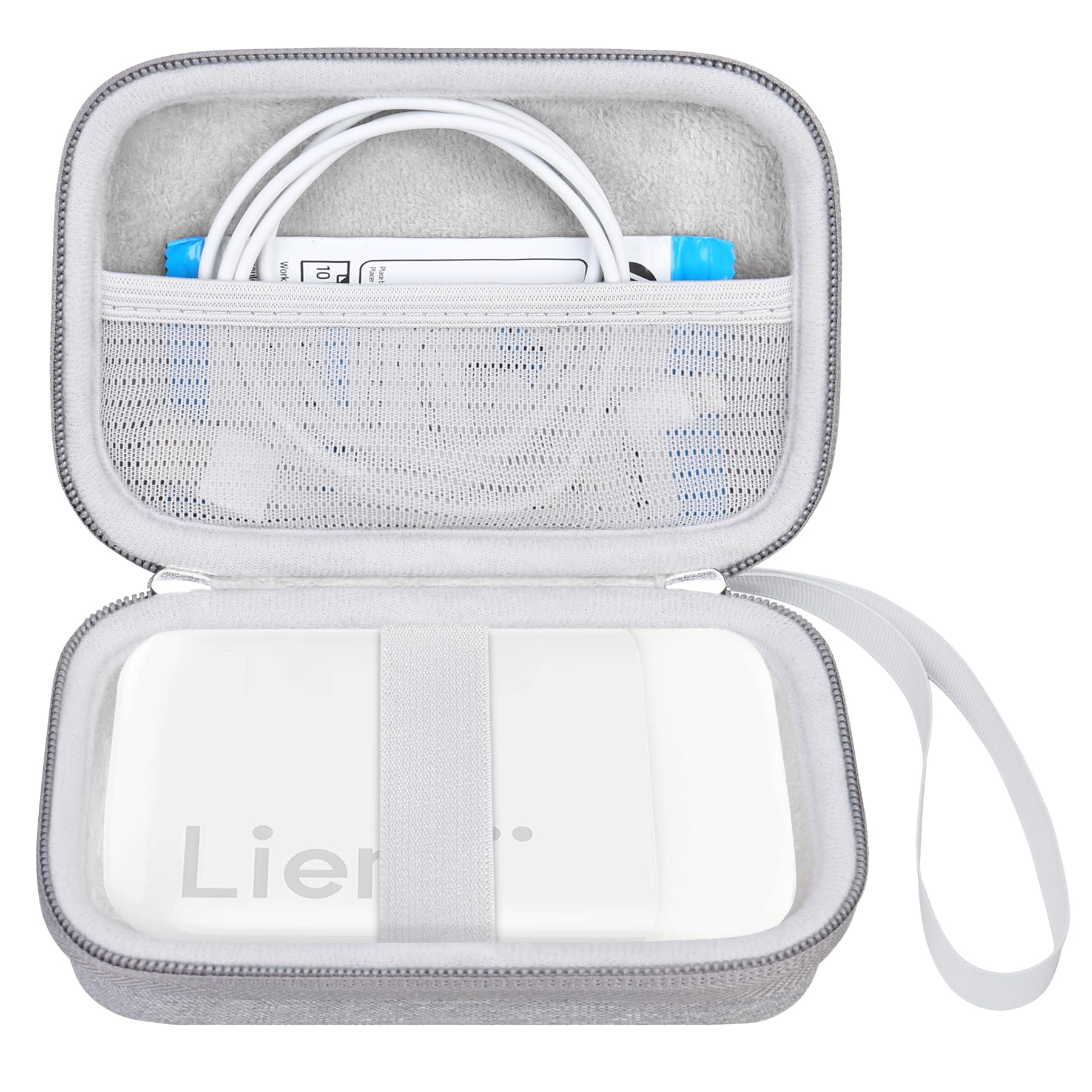 Elonbo Carrying Case for Liene 2x3” Photo Printer, Portable Mini Color Instant Print Digital Camera Hard Travel Bag, Smartphone Picture Printer