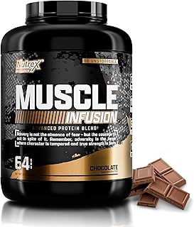 Nutrex Research Whey Protein Powder, Chocolate Muscle Infusion Whey Isolate w/EAA & Hi BCAA for Muscle Gain - 5 Pounds - Muscle Builder for Men & Women, Sports Nutrition, Delicious Taste & Texture