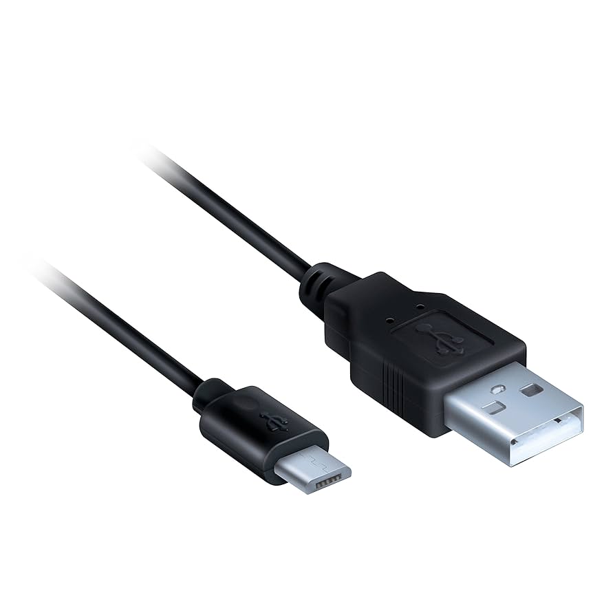 dreamGEAR XBOX ONEのためのLEDマイクロUSB充電ケーブル? ブラック LED Charge Cable For Xbox One® - dreamGEAR