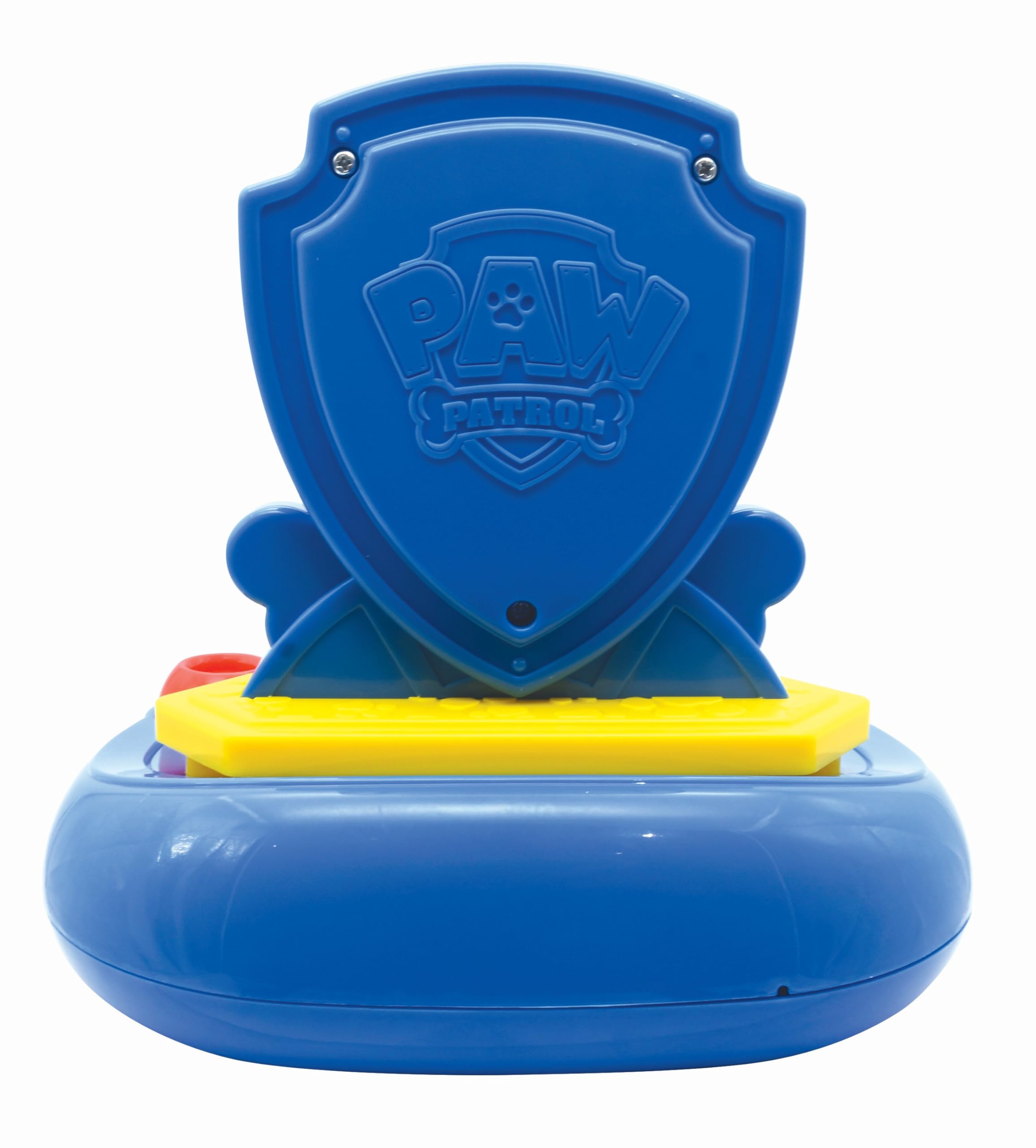 LEXIBOOK Paw Patrol La Patrulla Canina Chase Radio Reloj proyector, Luz de Noche incorporada, proyección de Tiempo en el Techo, Efectos de Sonido, Funciona con batería, Azul/Rojo, RP500PALXB