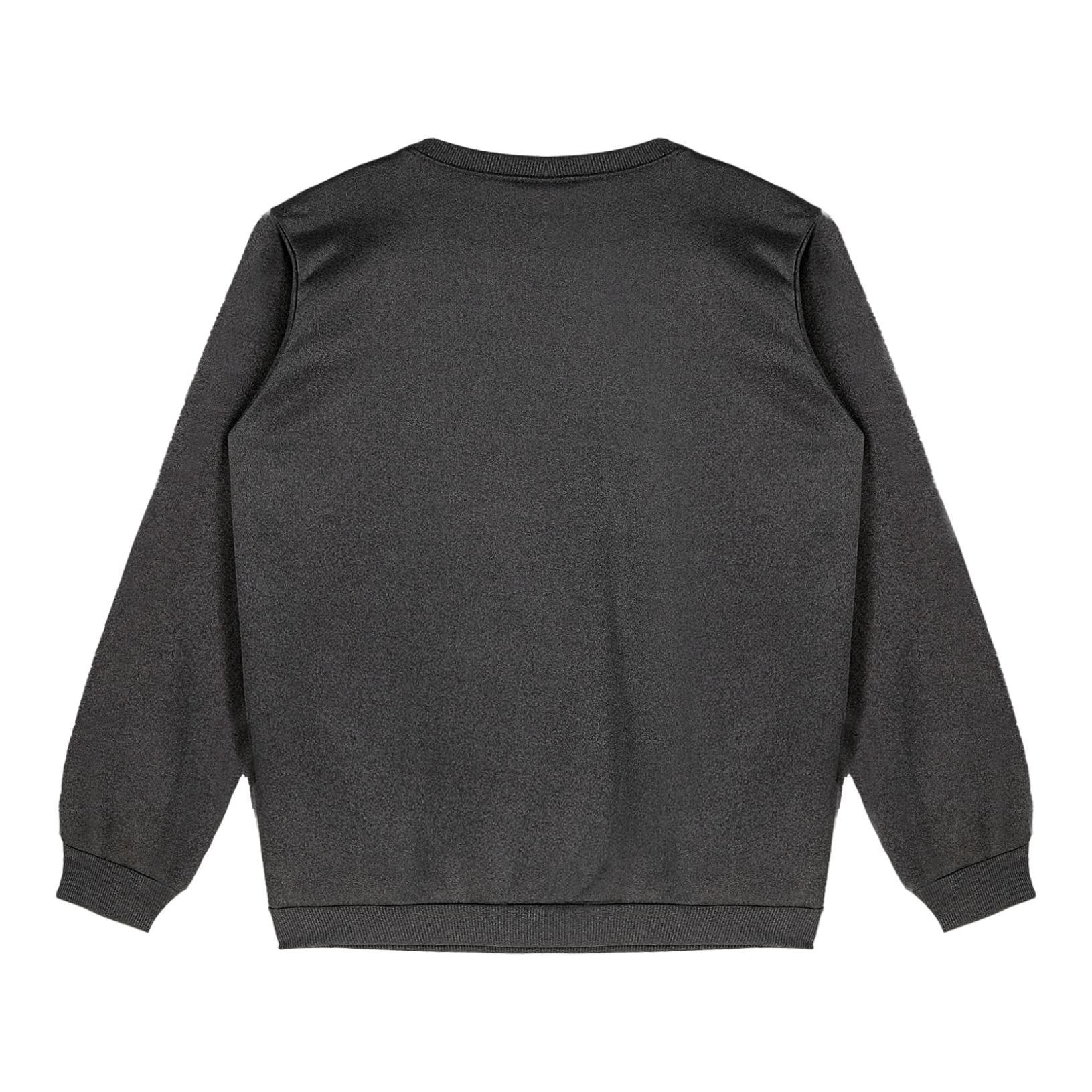 Yeahdor Men's Fleece Sweatshirt Crewneck Sherpa Lined Pullover Tops Long Sleeve Warm Winter Underwear Black 3X-Large