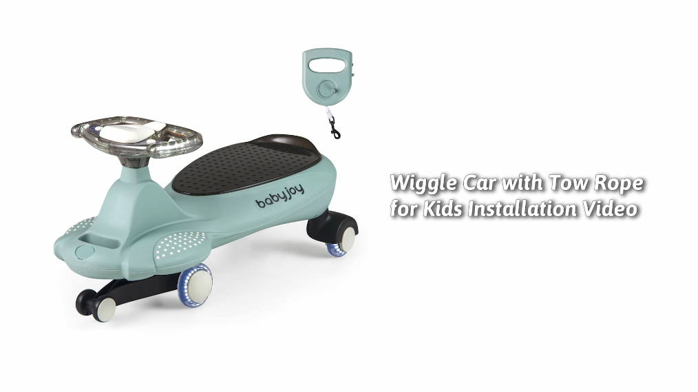 Amazon.com: BABY JOY Wiggle Car, Swing Car with Pull Rope, Under