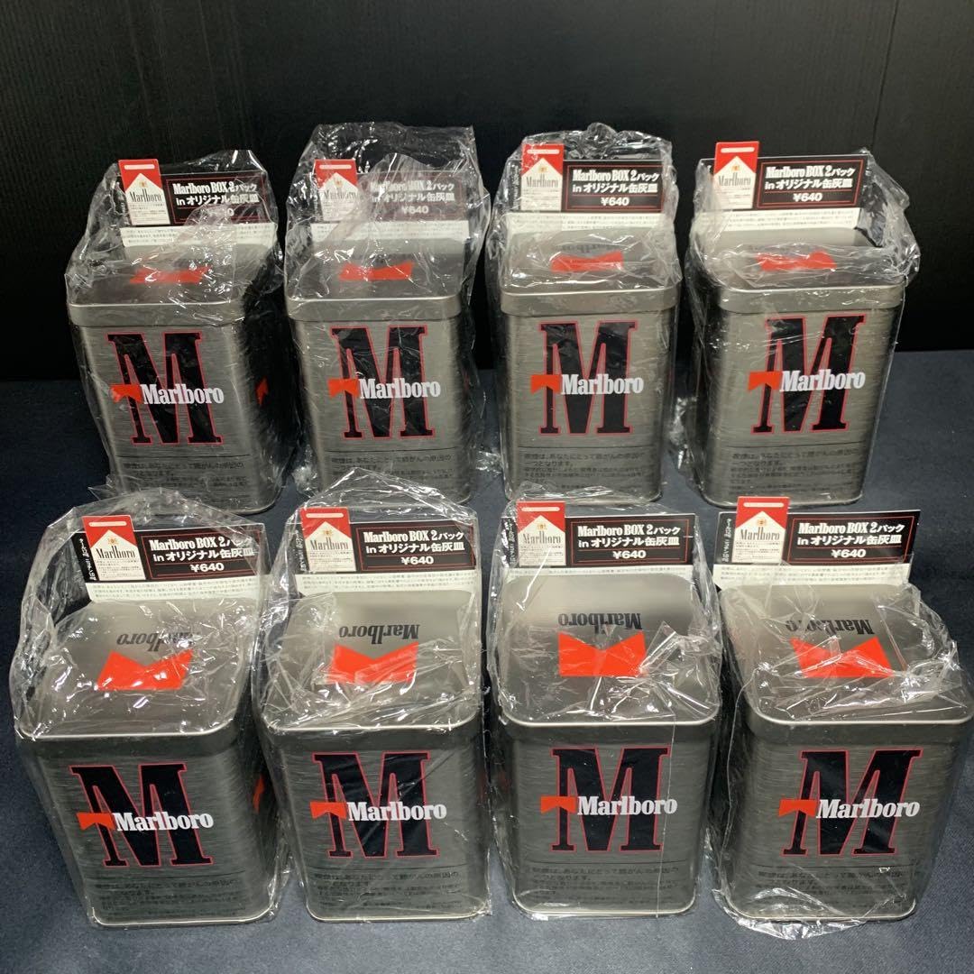 Marlboro マルボロ　灰皿缶ケース　8個セット Marlboro マルボロ 灰皿缶ケース 8個セット｜Yahoo!フリマ（旧