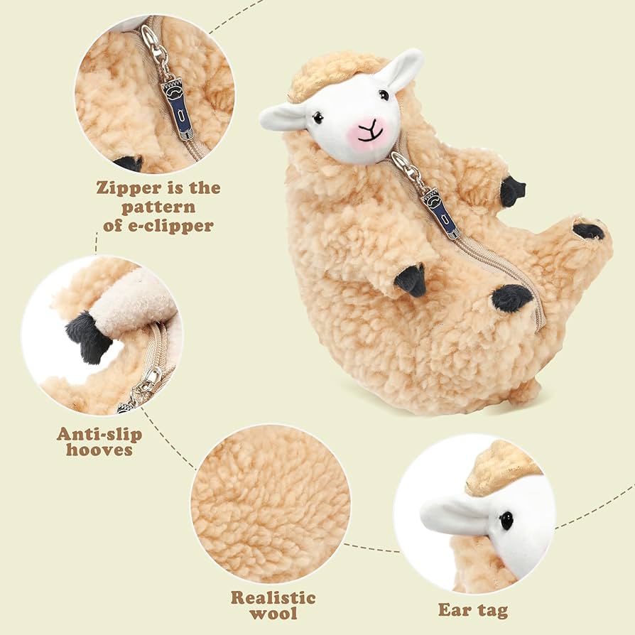 Amazon.co.jp: AGRIMONY かわいいひつじのぬいぐるみ かわいい羊の