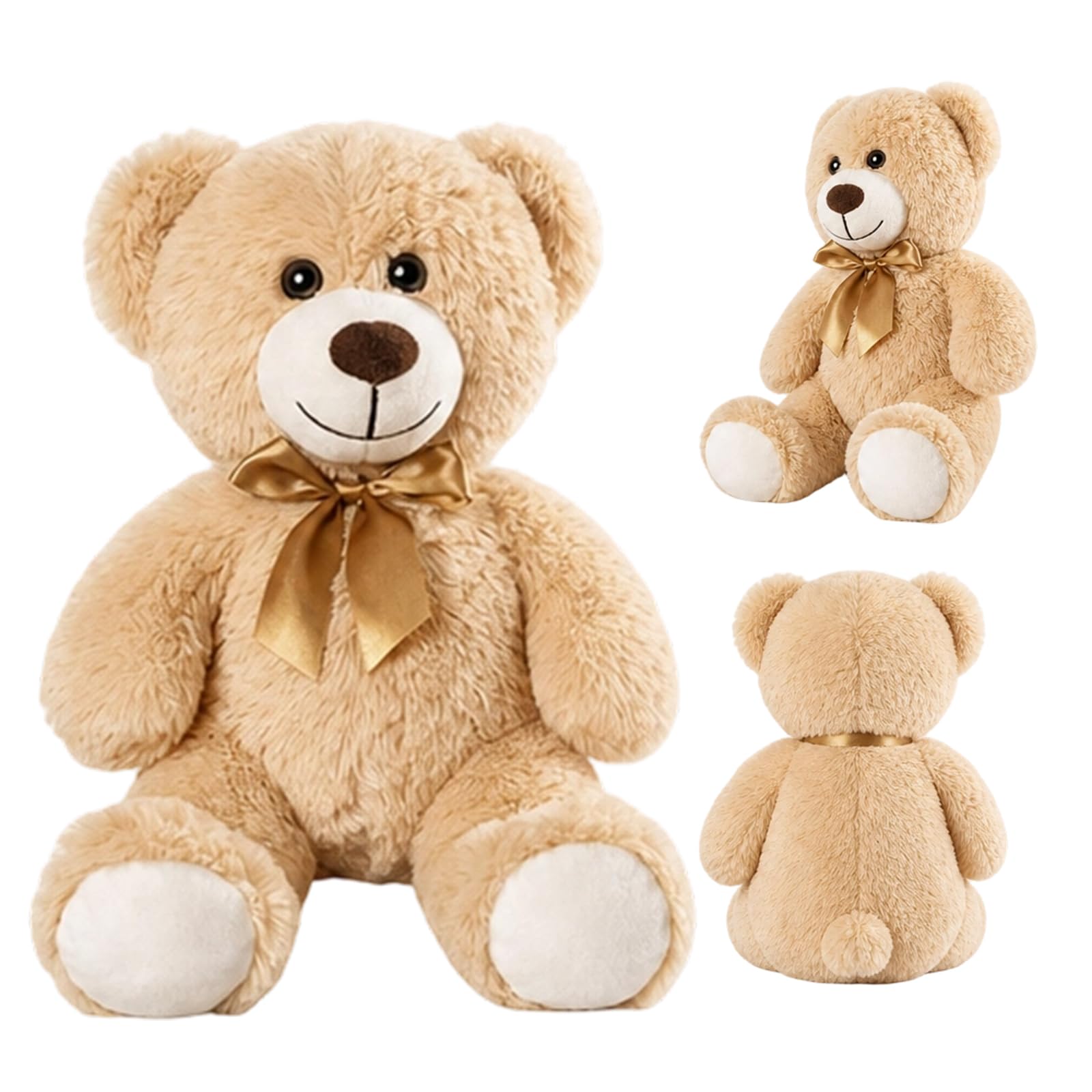 Kuwuarg Teddy Bears,35cm Soft Personalised Teddy Bear, Fluffy Comforting Bear, Premium Plush Teddy Bear for Home Decor & Gifting Purpose