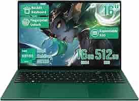 Amazon.com: BINTEC 16 Inch Green Laptop,1920 * 1200 IPS,16GB