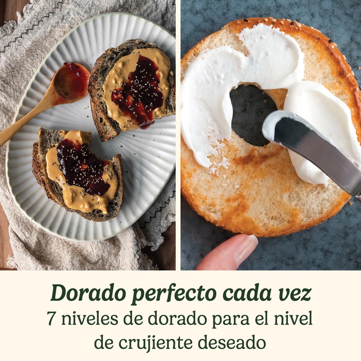 Cuisinart Tostadora de 2 rebanadas | Ranuras extra profundas, ideales para pan grueso | Palanca de elevación | 7 niveles de tostado más descongelación | Disponible hervidor a juego | Blanco