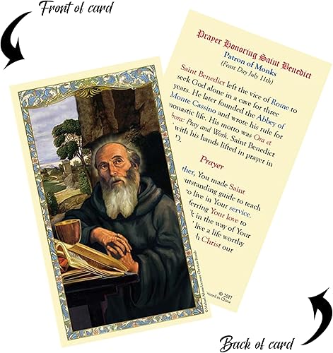 Miniatura 5 de Medallas de San Benito para la decoración de la puerta - Tarjeta de San Benito, la oración del Señor - Percha de puerta de bendición de San Benito