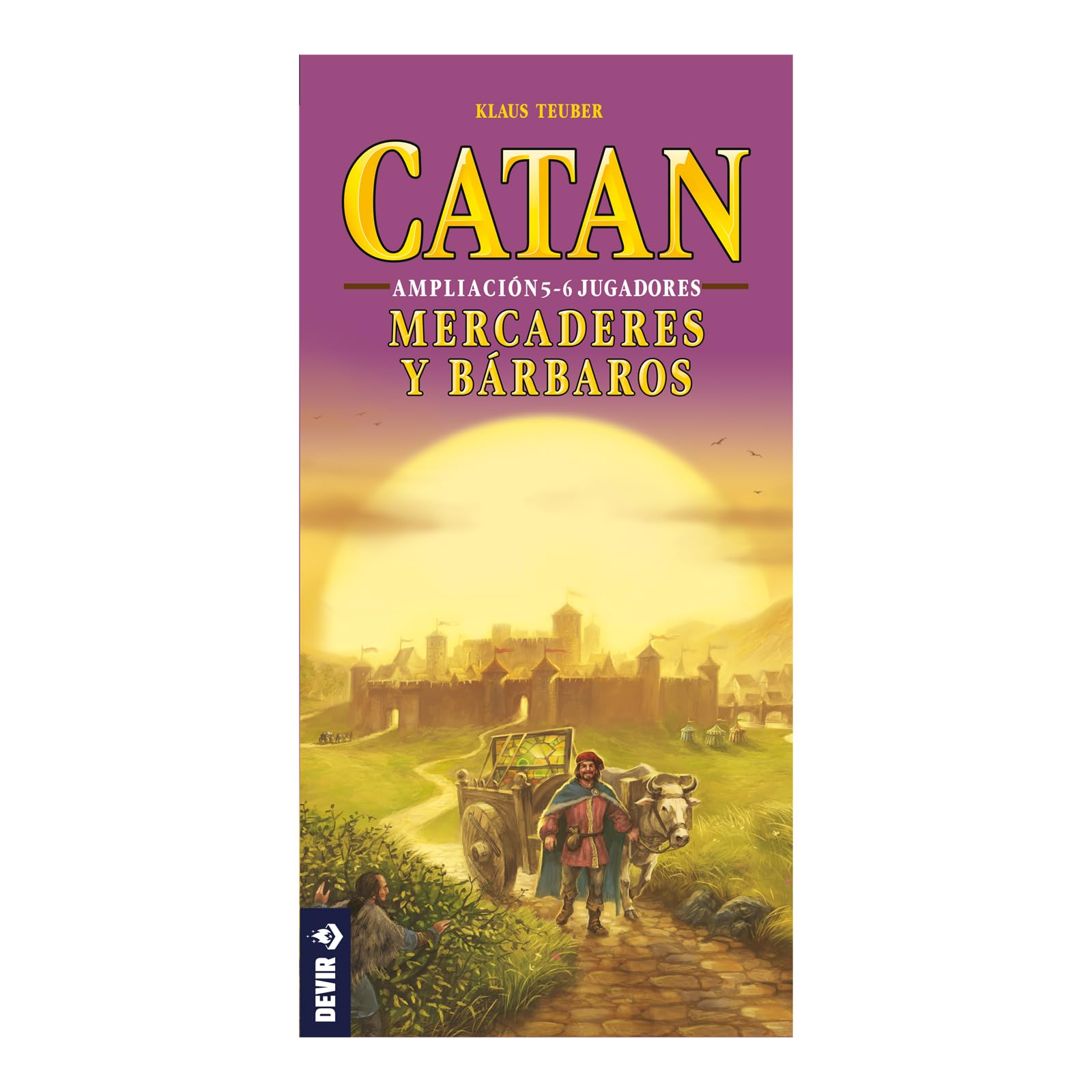 Devir - Catan, Mercaderes y Bárbaros, juego de mesa (BGMER56) - Ampliación para 5 y 6 jugadores
