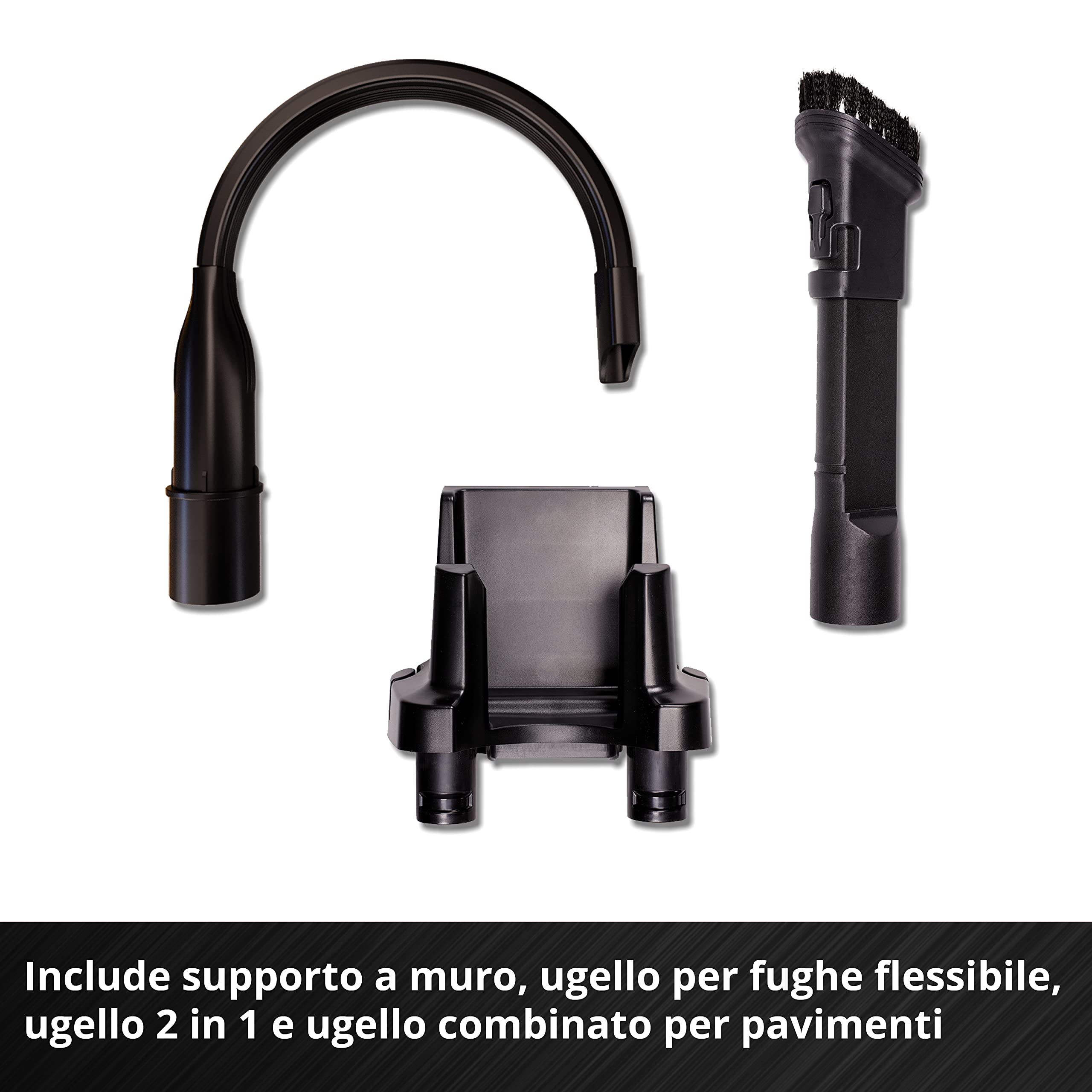 Aspirapolvere con manico a batteria TE-SV 18 Li-Solo Power X-Change di Einhell (ioni di litio, 18 V, senza sacchetto, serbatoio da 0,6 l, tecnologia a ciclone, sistema di filtraggio a 3 livelli)