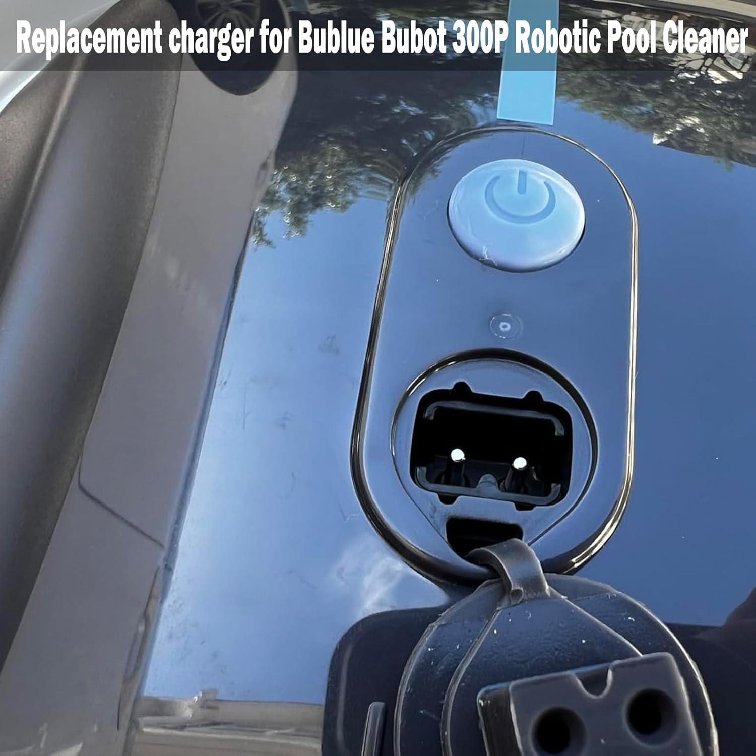 12.6V Charger for Bublue Bubot Robotic Pool Cleaner Compatible with Bubot 300P AI0P Robotic Pool Cleaner Cordless Pool Vacuum Power Adapter-NOT for A12P