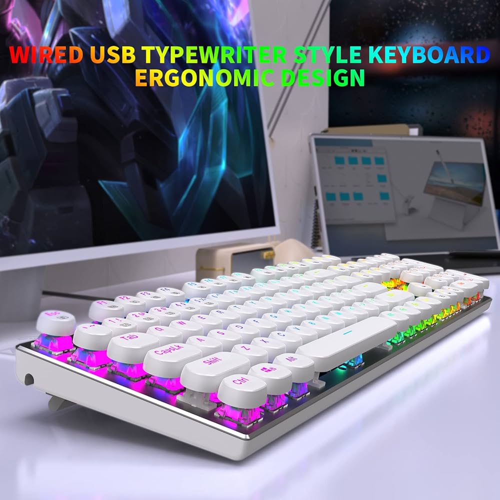 Amazon.com: HUO JI E-Yooso Z-88 Wired Typewriter Style