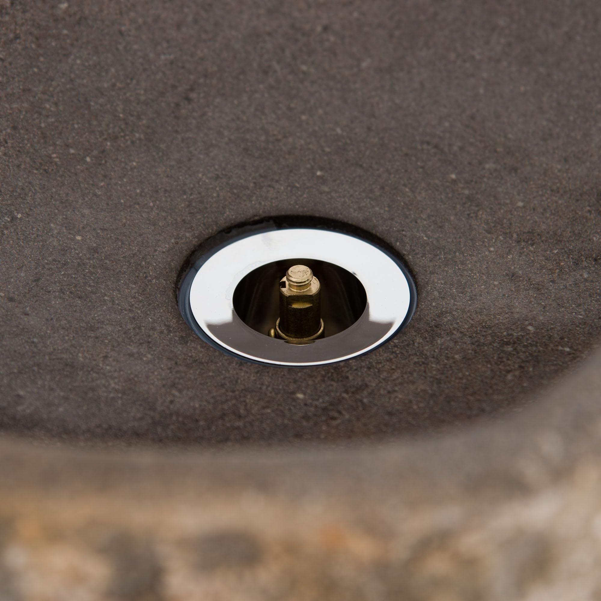 Válvula de desagüe de 120 mm sin rebosadero para lavabo y lavabo, sistema de desagüe universal cromado, incluye juntas para lavabos de todo tipo